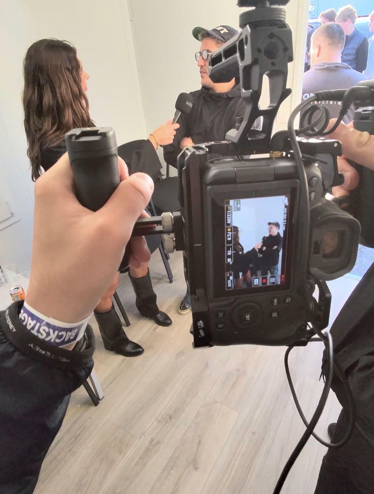Backstage interview tijdens Popweekend Alkmaar