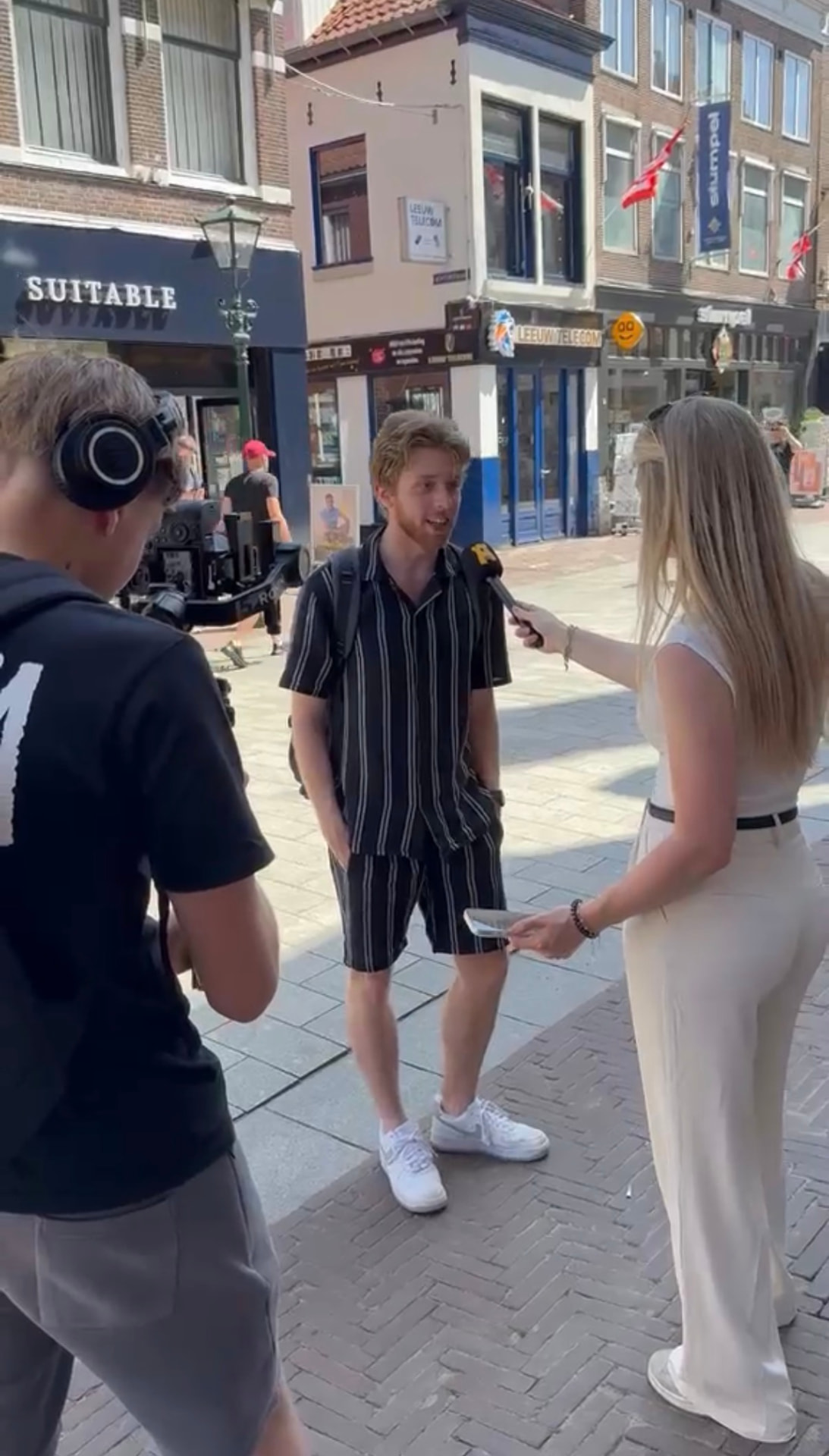 Straatinterview in Alkmaar